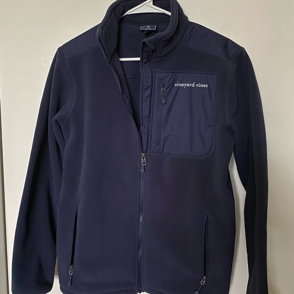 Vineyard Vines Fleece Zip Up Jacket